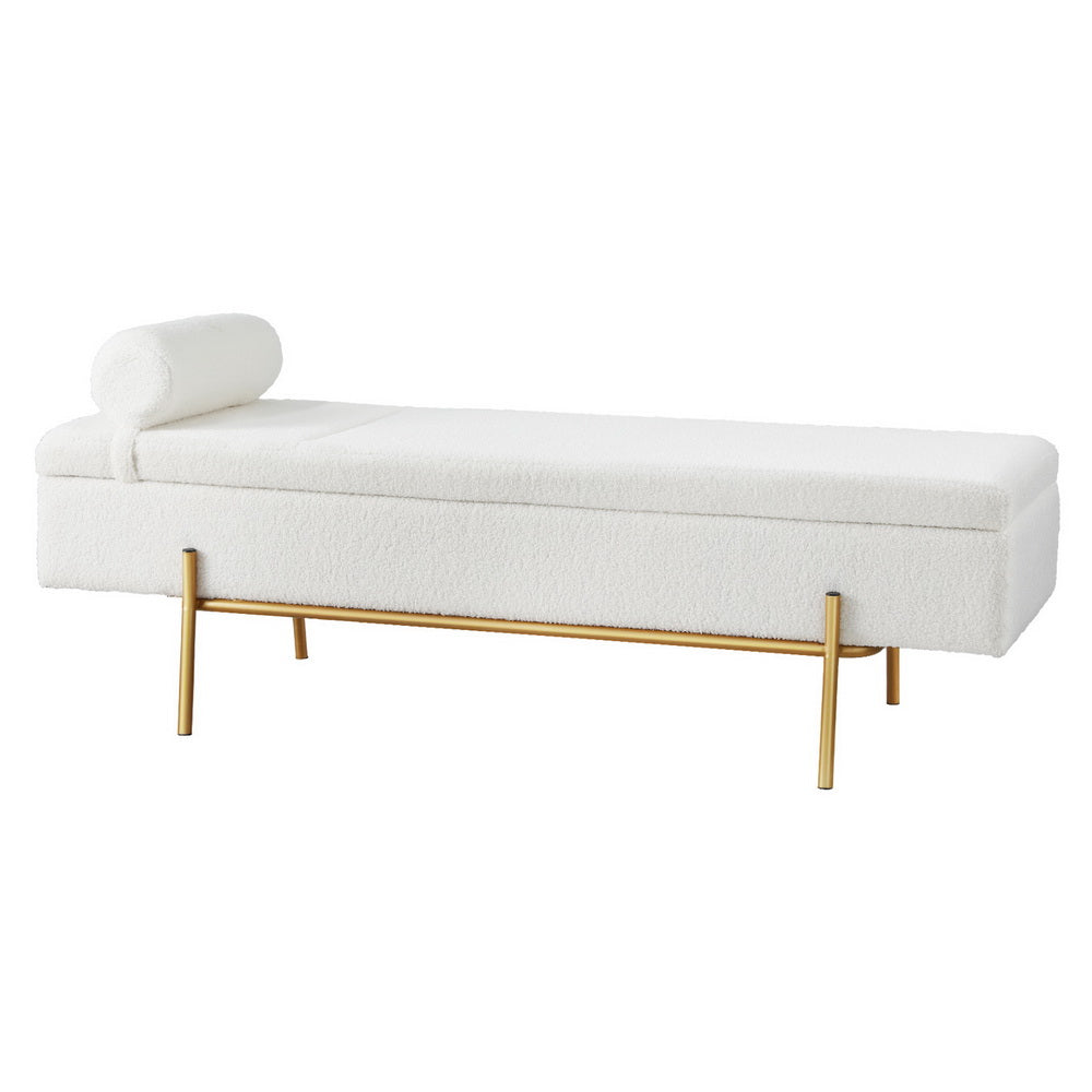 Artiss Boucle Storage Ottoman