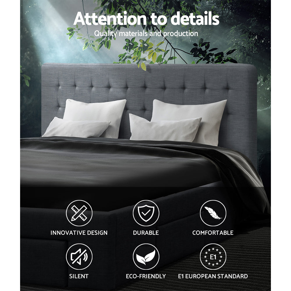 Artiss AVIO Bed Frame with 4 Drawers