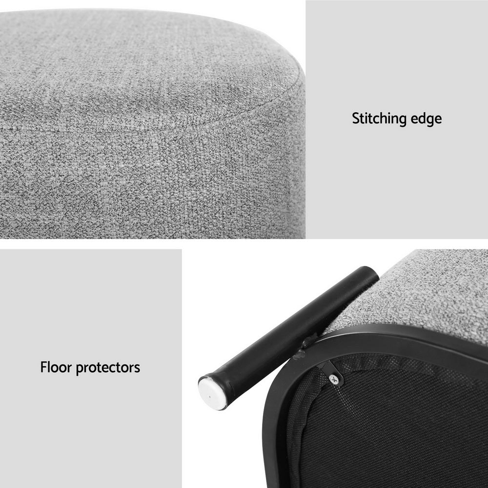 Artiss Square Ottoman Foot Stool