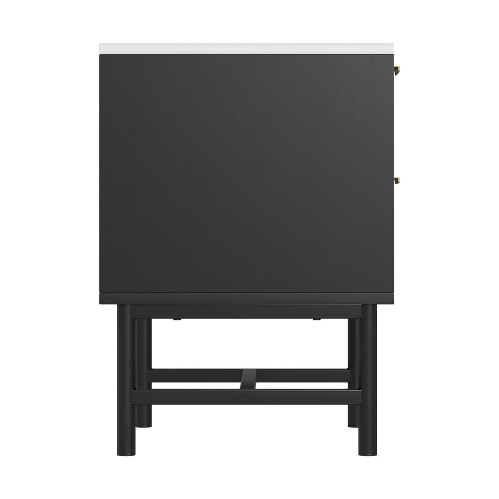 Belford Bedside Table - Black
