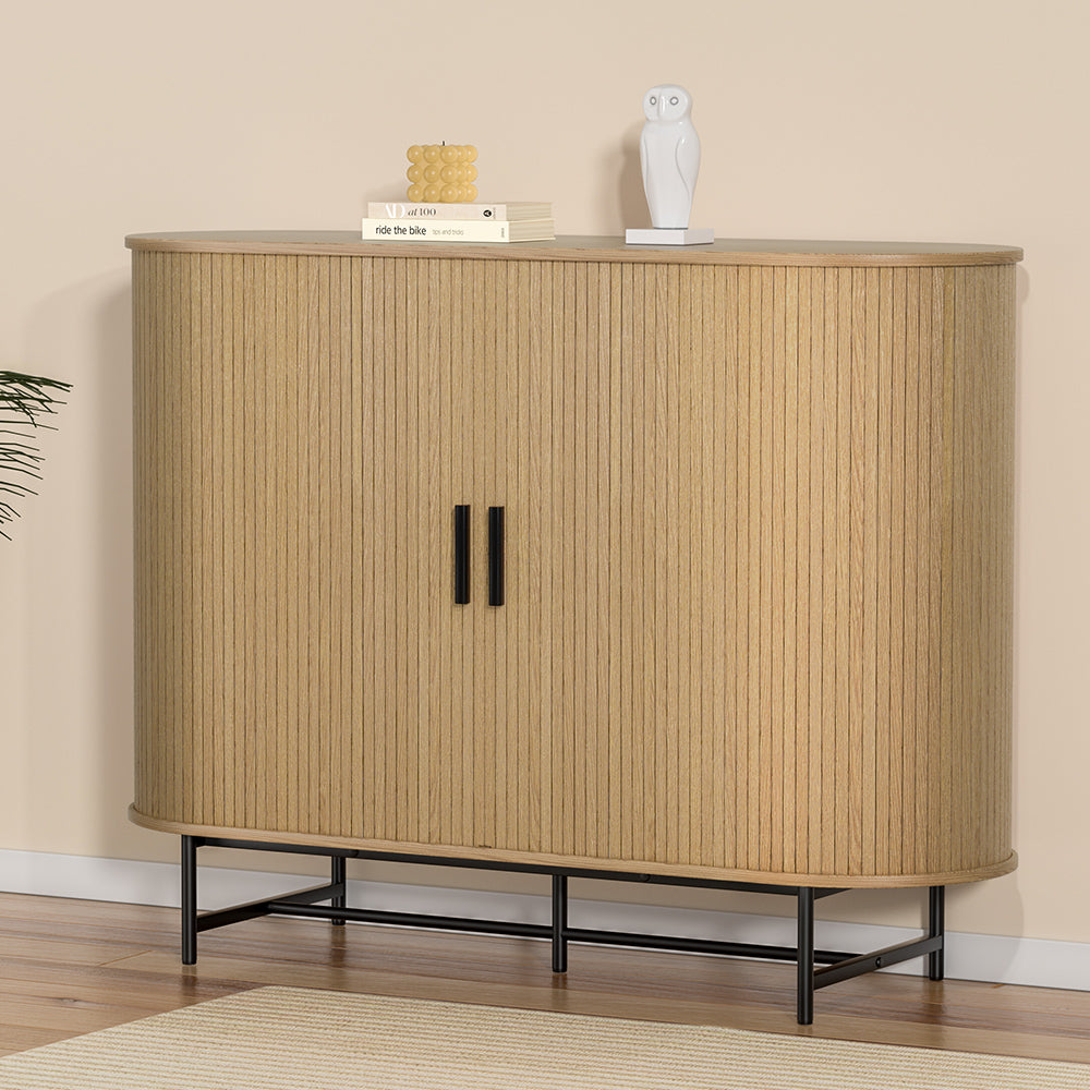 Artiss Buffet Sideboard Cabinet Sliding Doors -PIIA