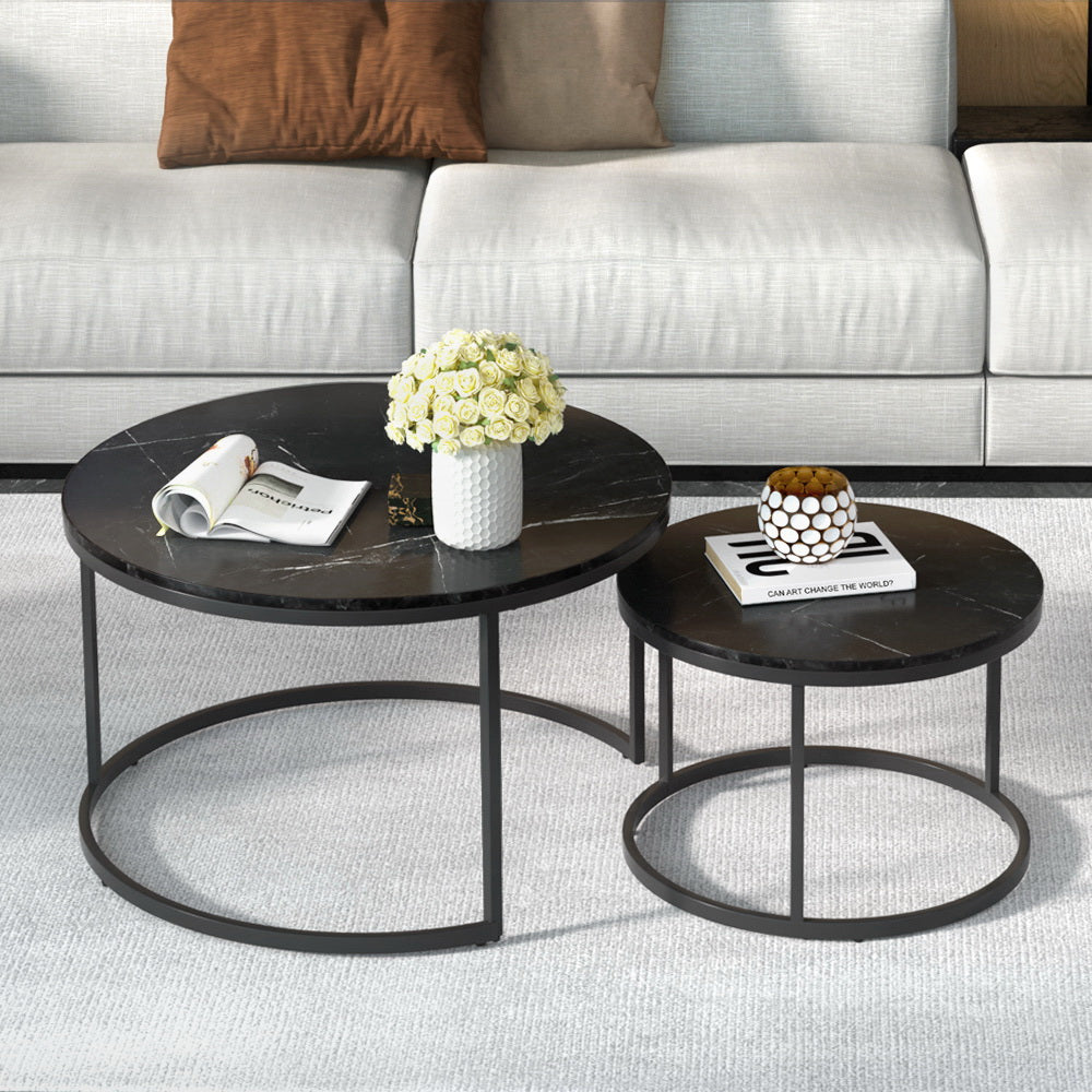 Artiss Tika Nesting Coffee Table Set of 2