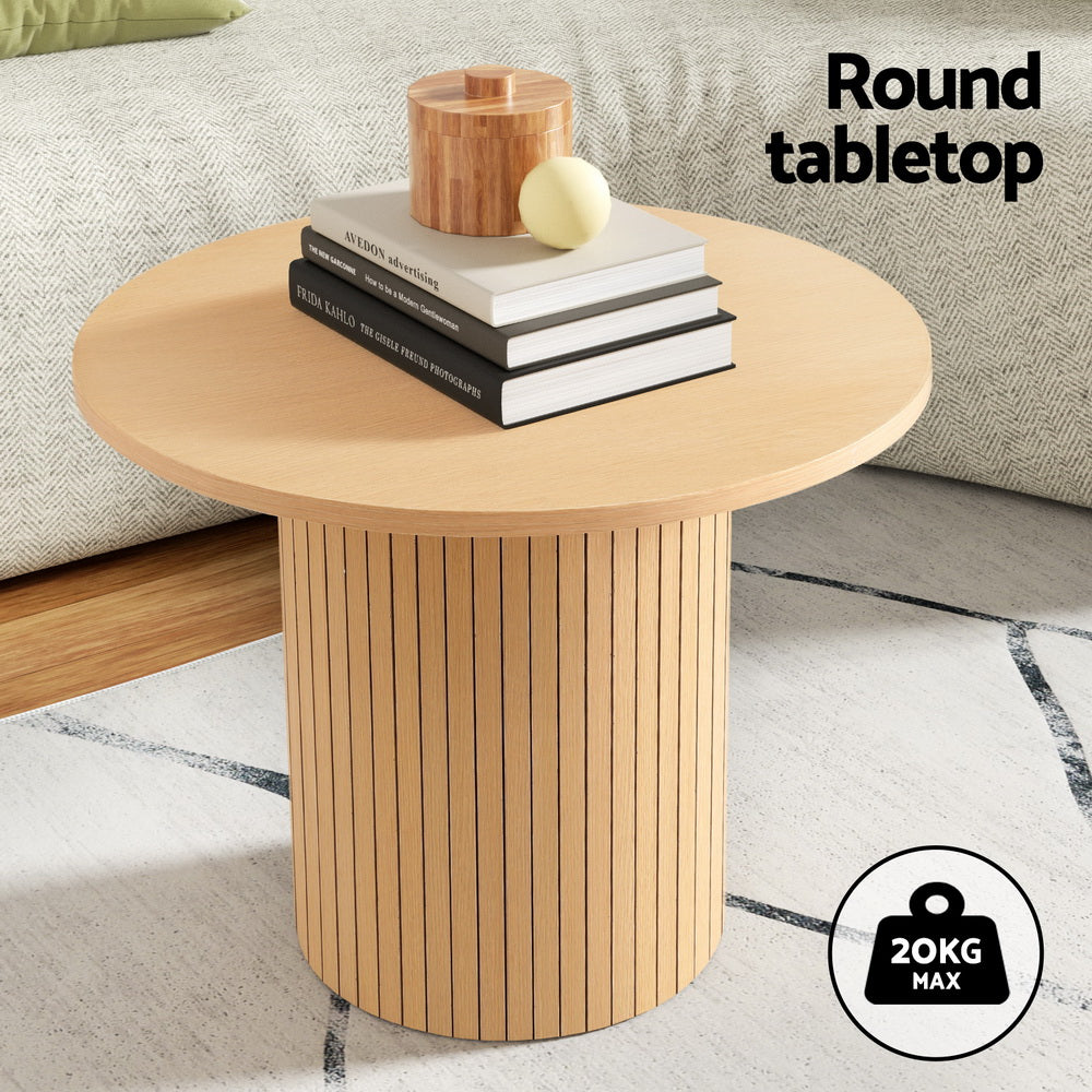 Elba Round Fluted Coffee Table