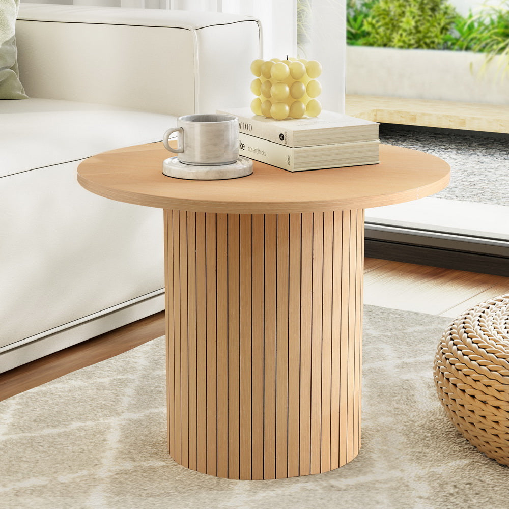 Elba Round Fluted Coffee Table