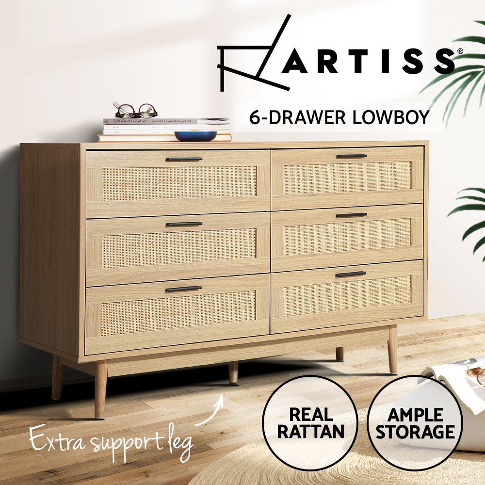 BRIONY OAK-6 Chest of Drawers