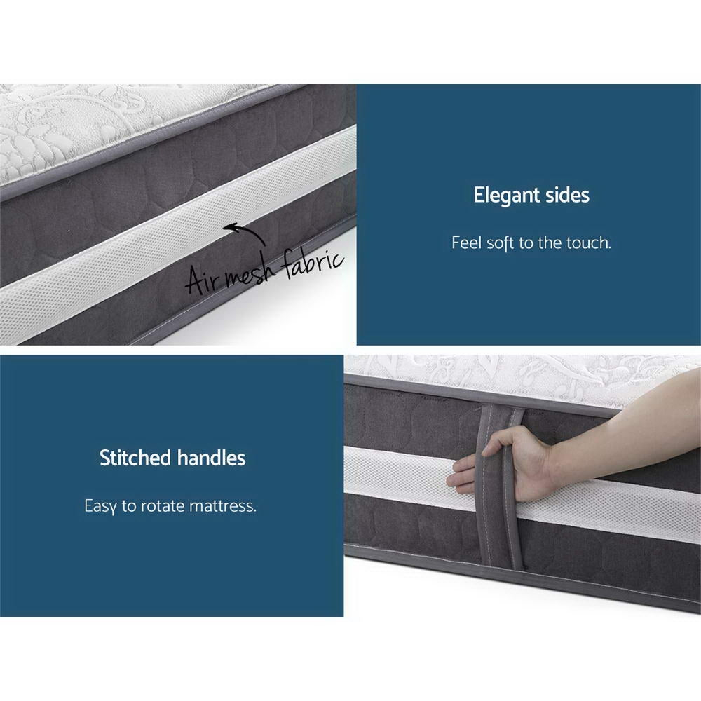 Giselle Bedding 30cm Mattress Pocket Spring