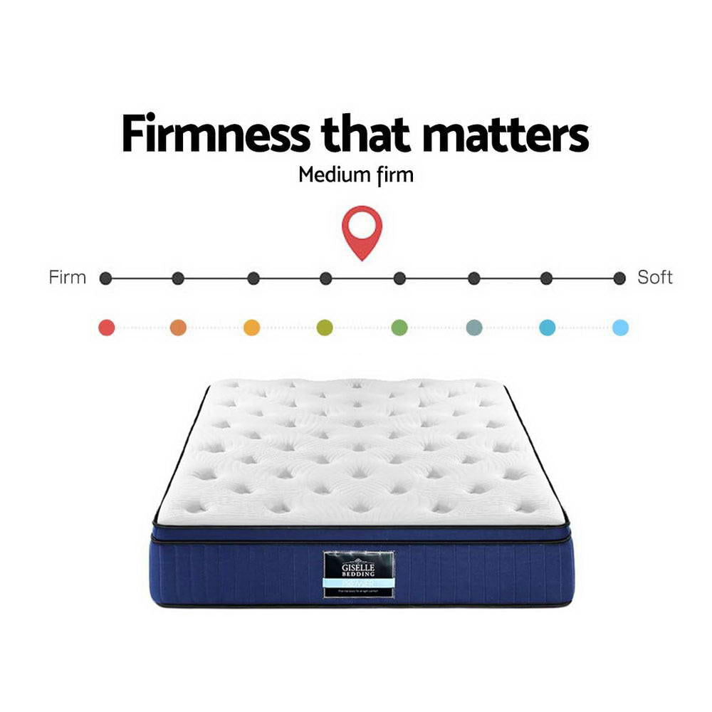 Giselle Bedding 34cm Mattress Cool Gel Memory Foam 7 Zone