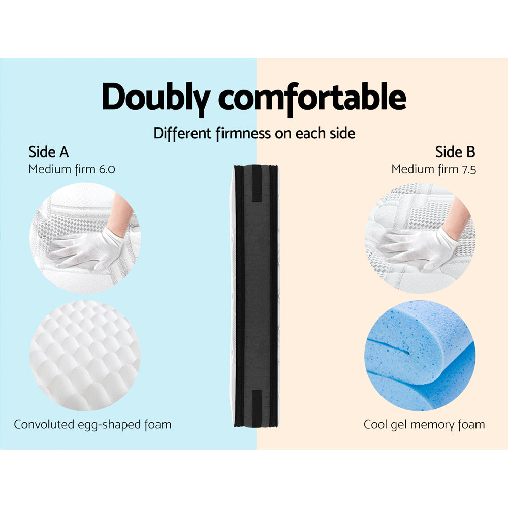 Giselle Bedding 36cm Mattress Cool Gel Memory Foam