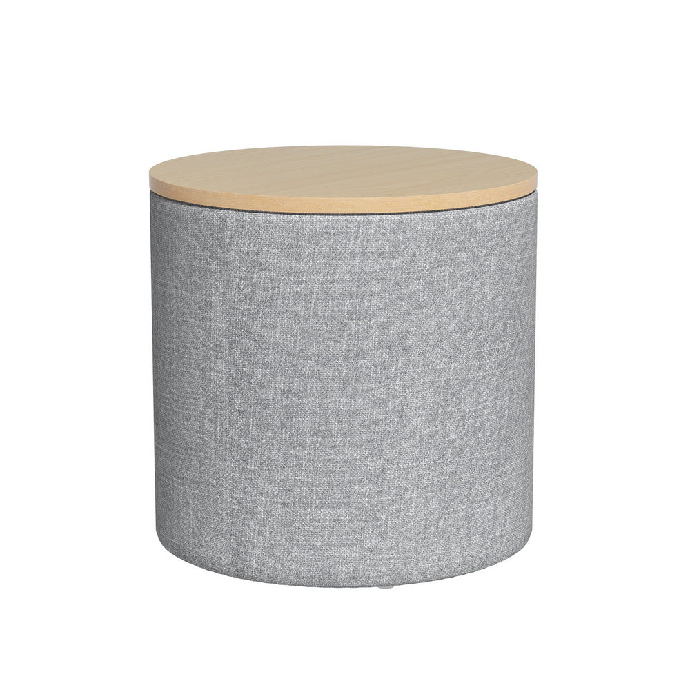 Storage Ottoman Blanket Box - Grey