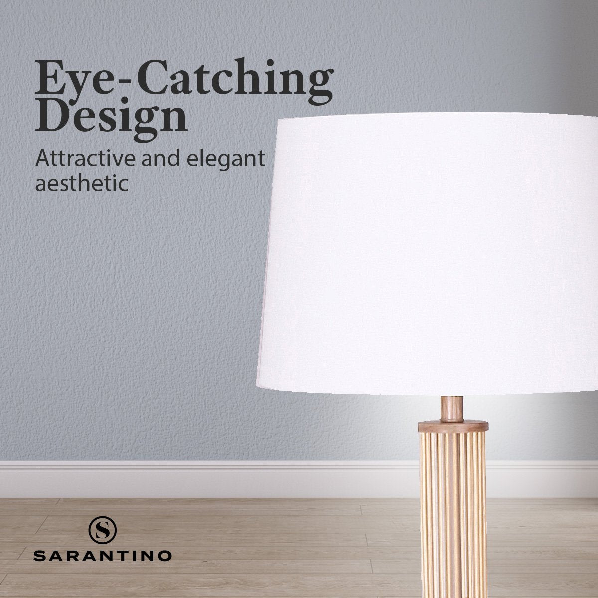 Sarantino Rattan Floor Lamp