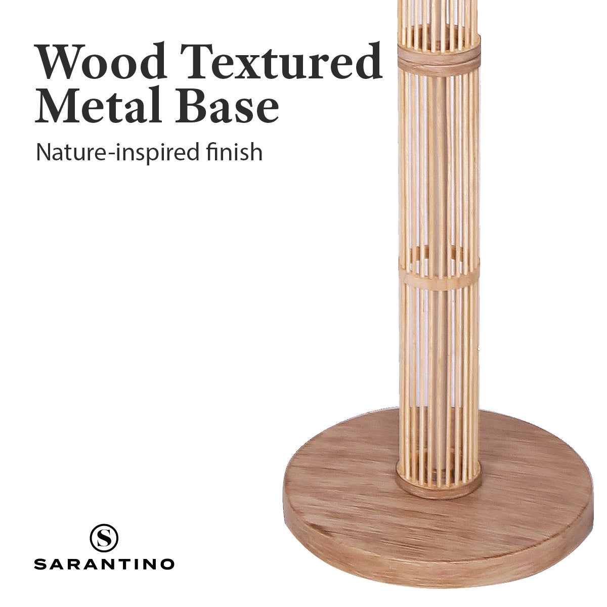 Sarantino Rattan Floor Lamp