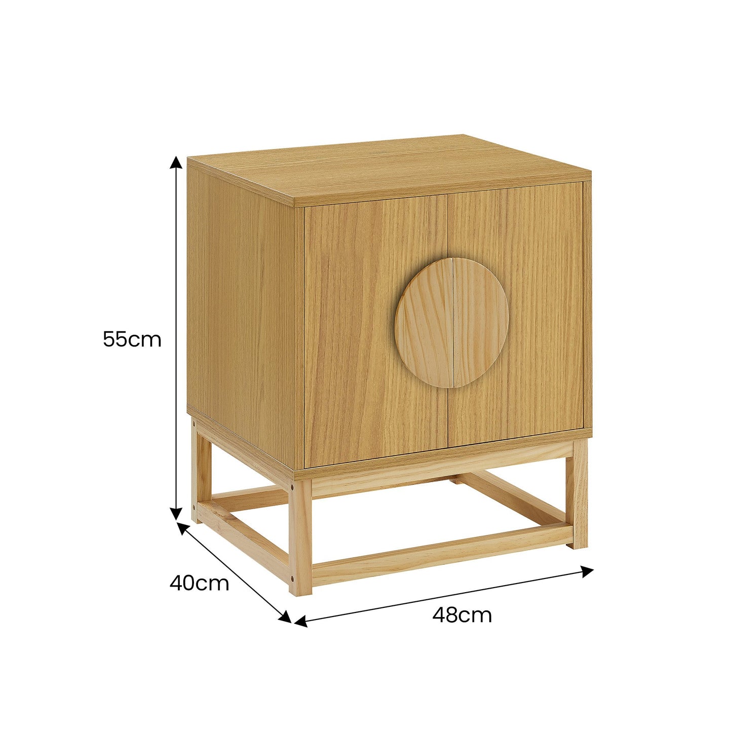 Sarantino Luca Bedside Table