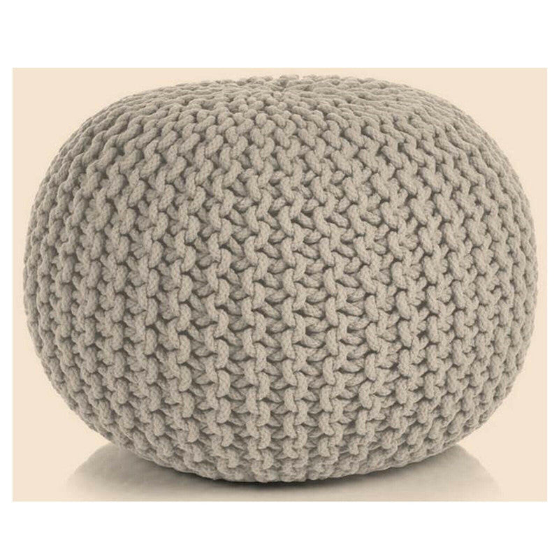 Braided Ottoman Pouffe Footstool