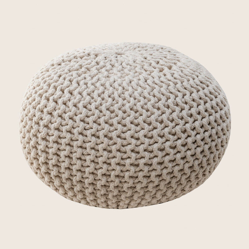 Braided Ottoman Pouffe Footstool