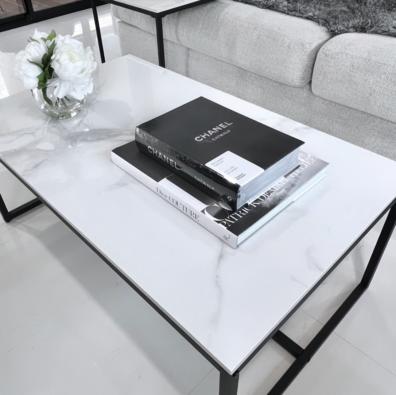 Monaco Stone Rectangle Coffee Table