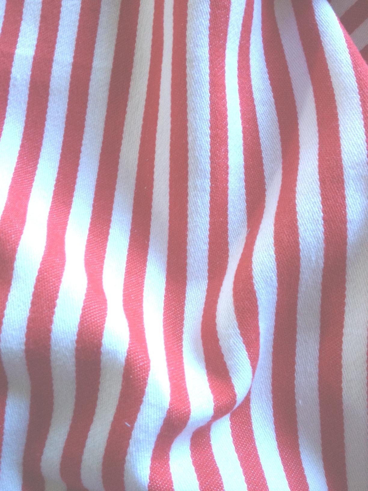 Dandi Red & White Striped Cushion Cover