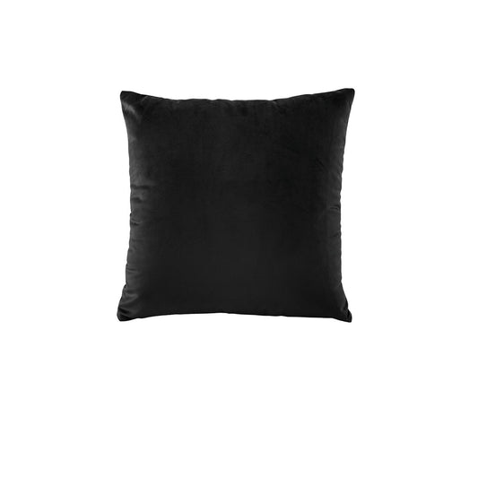 Bianca Velvet Square Cushion Black