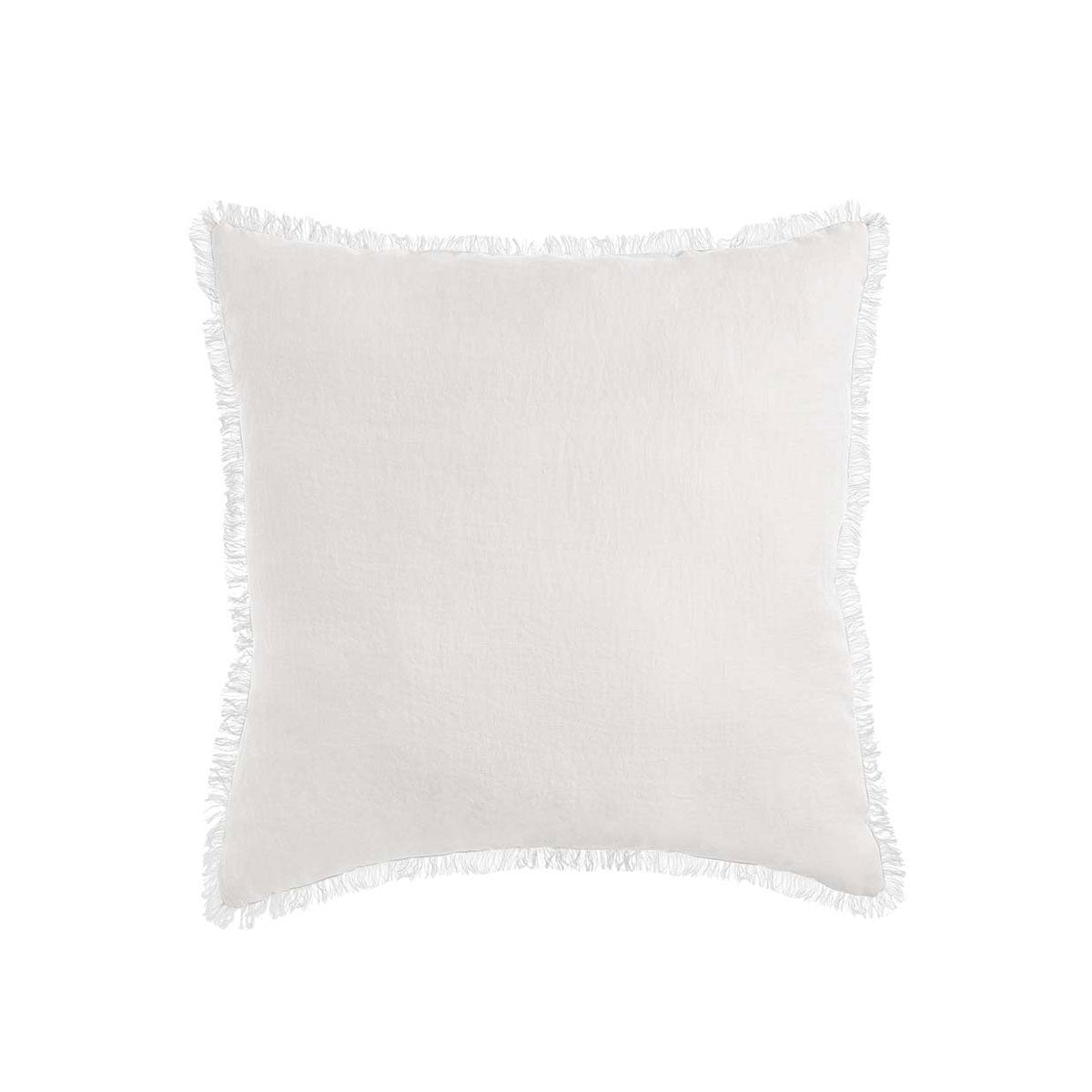 White French Linen Filled Cushion Square