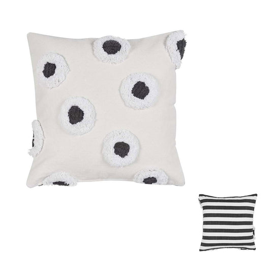 Reversible Stripe with Eye Square Cushion
