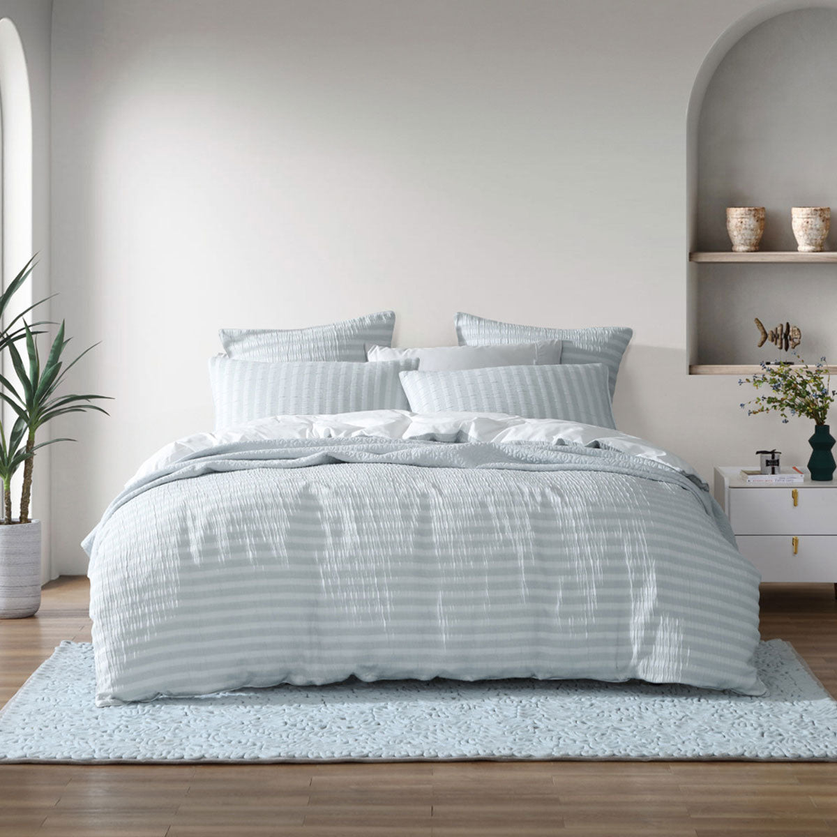 Emmet Sage Quilt Cover Set