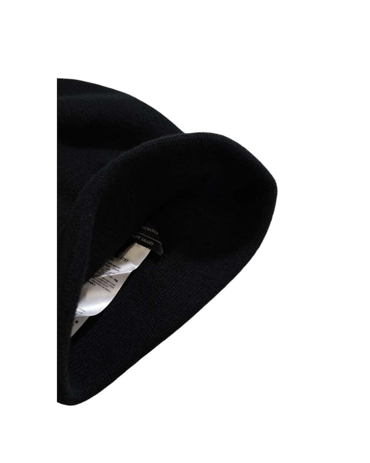 Armani Exchange Men's Black Polyester Hats & Cap - One Size