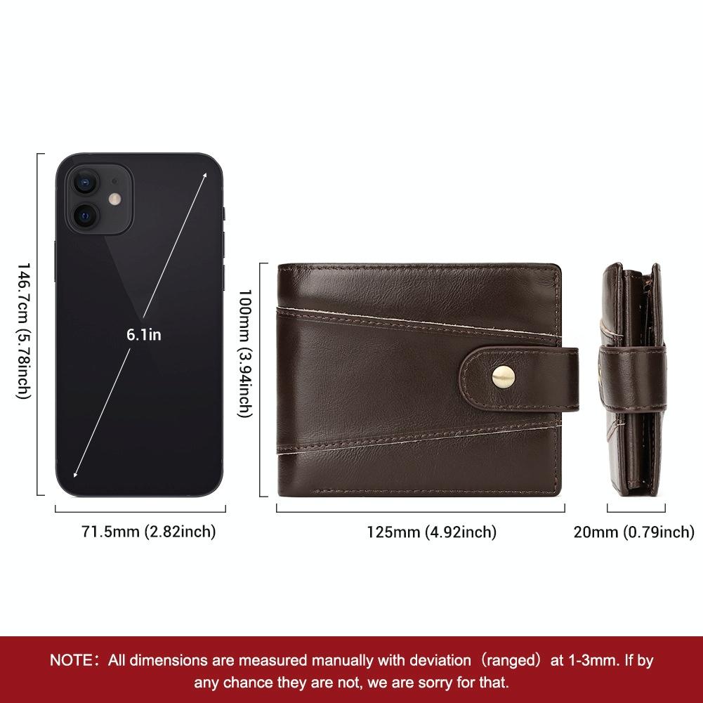 Men Multi-card Anti-magnetic Wallet - Compact Design