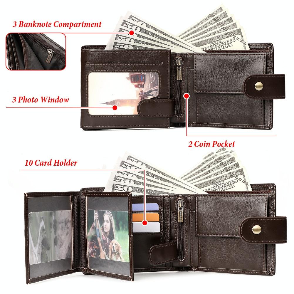 Men Multi-card Anti-magnetic Wallet - Compact Design