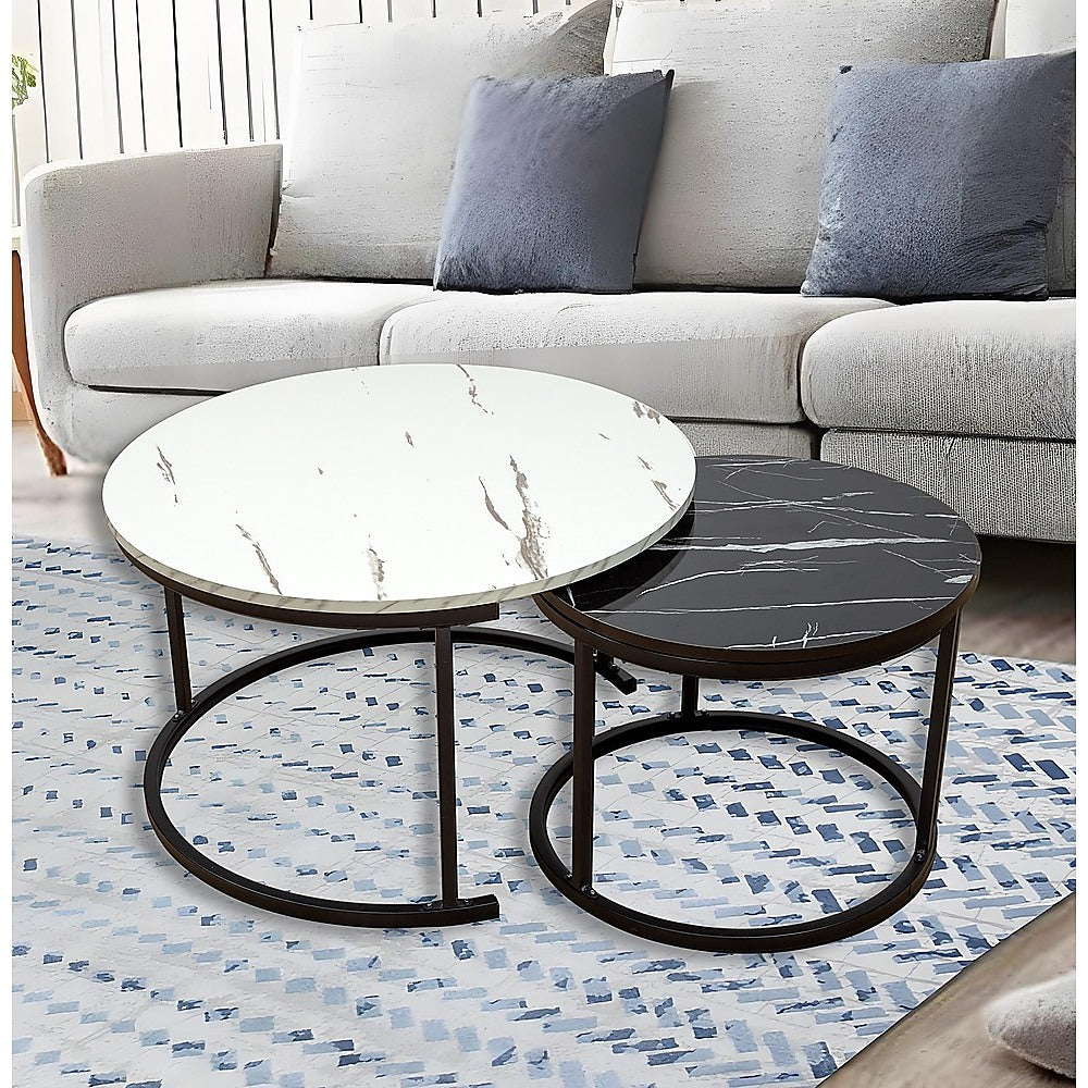 Travis Round Nesting Coffee Table