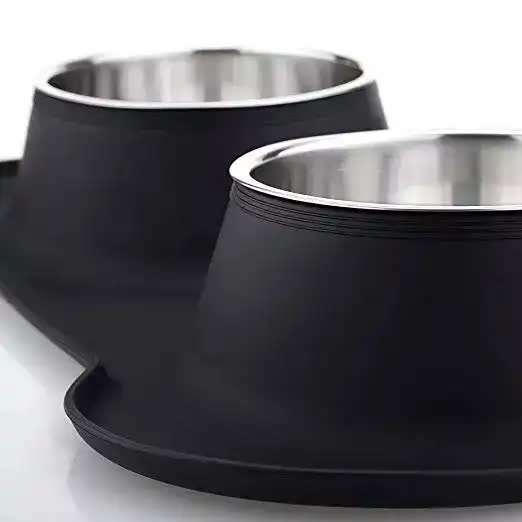 Non-Slip Stainless Steel Double Pet Bowl